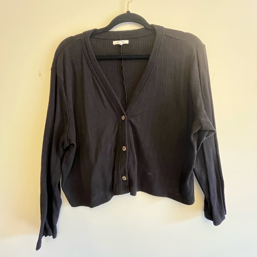 Maurices Black Knit Cardigan